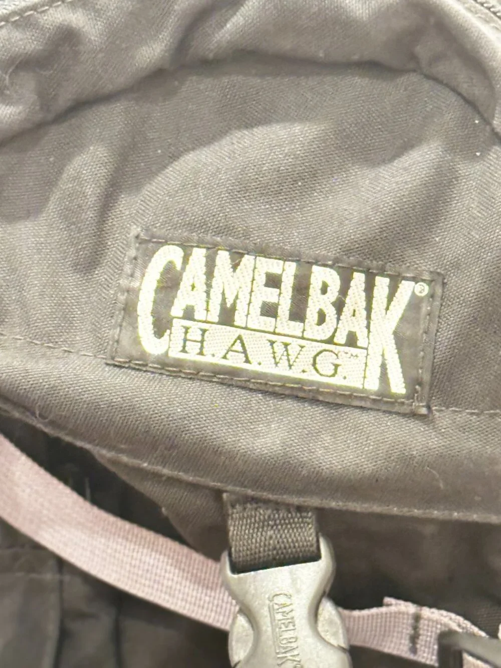 Vintage CamelBak HAWG Made in USA Black Hydration Backpack EUC